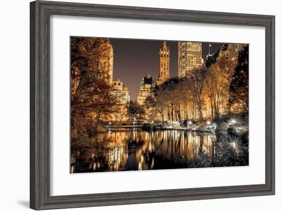 Central Park Glow-Assaf Frank-Framed Giclee Print