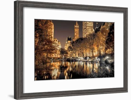 Central Park Glow-Assaf Frank-Framed Giclee Print