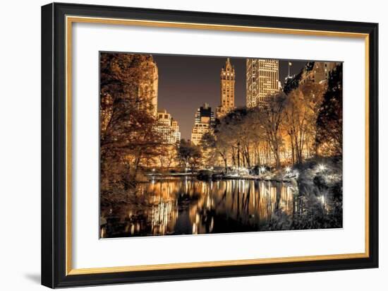 Central Park Glow-Assaf Frank-Framed Giclee Print