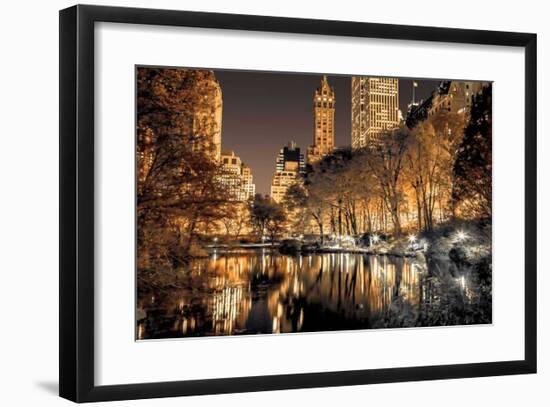 Central Park Glow-Assaf Frank-Framed Giclee Print