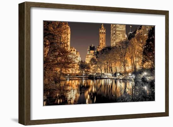 Central Park Glow-Assaf Frank-Framed Giclee Print