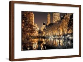 Central Park Glow-Assaf Frank-Framed Giclee Print