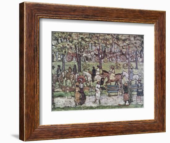 Central Park in 1903-Maurice Brazil Prendergast-Framed Giclee Print