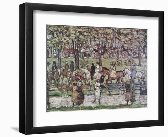 Central Park in 1903-Maurice Brazil Prendergast-Framed Giclee Print