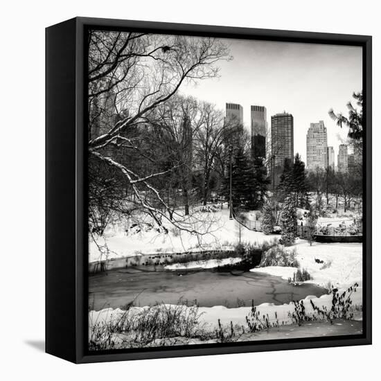 Central Park in the Snow-Philippe Hugonnard-Framed Premier Image Canvas