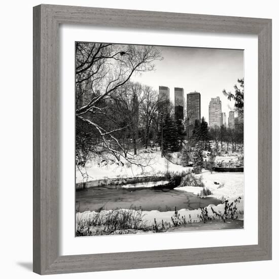 Central Park in the Snow-Philippe Hugonnard-Framed Photographic Print