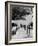 Central Park in Winter, c.1953-64-Nat Herz-Framed Photographic Print