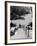 Central Park in Winter, c.1953-64-Nat Herz-Framed Photographic Print