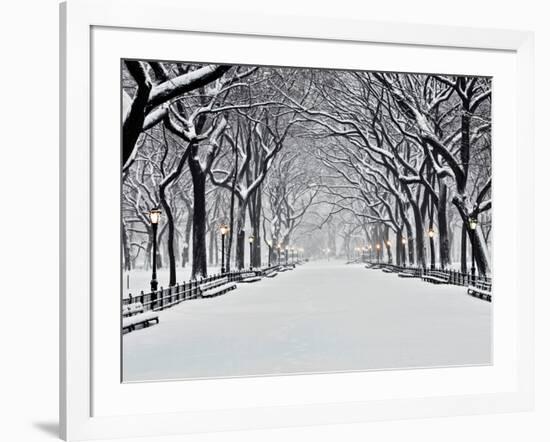 Central Park in Winter-Rudy Sulgan-Framed Art Print