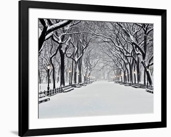 Central Park in Winter-Rudy Sulgan-Framed Art Print