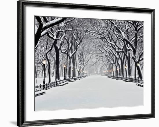 Central Park in Winter-Rudy Sulgan-Framed Art Print