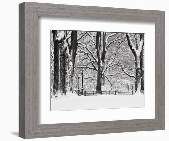 Central Park in Winter-Rudy Sulgan-Framed Photographic Print