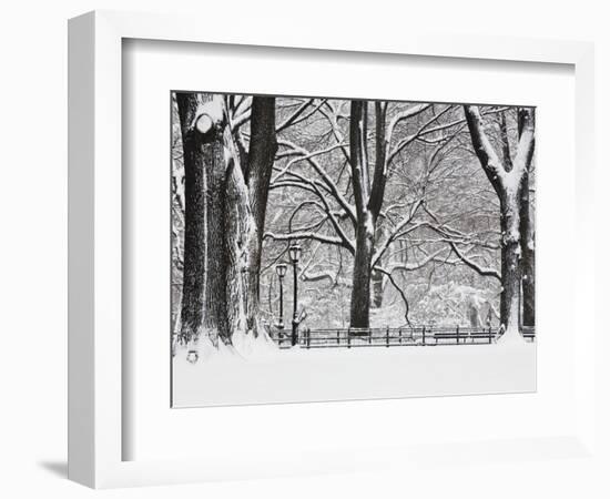 Central Park in Winter-Rudy Sulgan-Framed Photographic Print