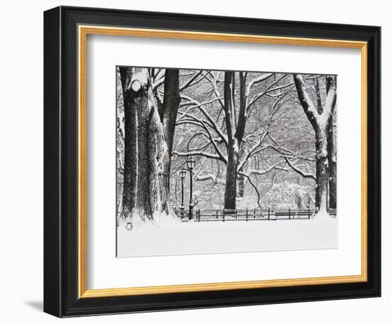 Central Park in Winter-Rudy Sulgan-Framed Photographic Print