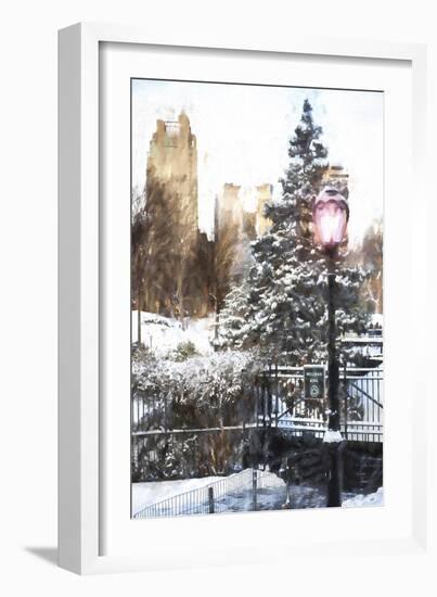 Central Park in Winter-Philippe Hugonnard-Framed Premium Giclee Print