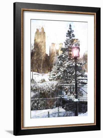 Central Park in Winter-Philippe Hugonnard-Framed Giclee Print