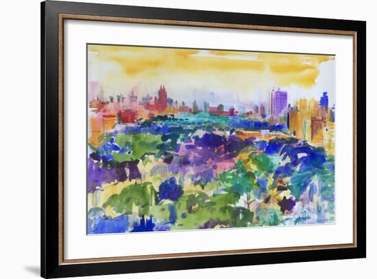 Central Park, New York, 2011-Peter Graham-Framed Giclee Print