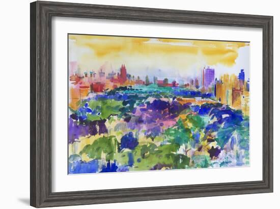 Central Park, New York, 2011-Peter Graham-Framed Giclee Print