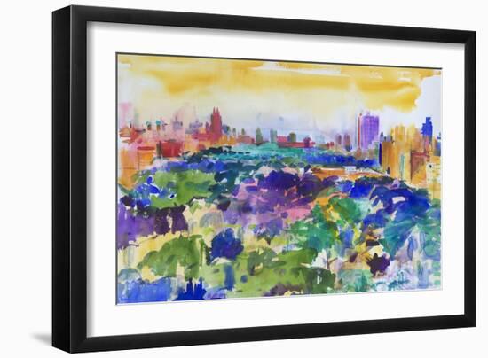 Central Park, New York, 2011-Peter Graham-Framed Giclee Print