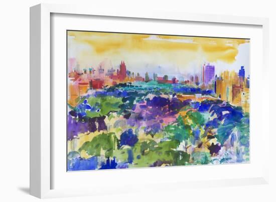 Central Park, New York, 2011-Peter Graham-Framed Giclee Print