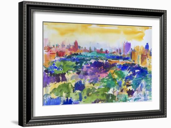 Central Park, New York, 2011-Peter Graham-Framed Giclee Print