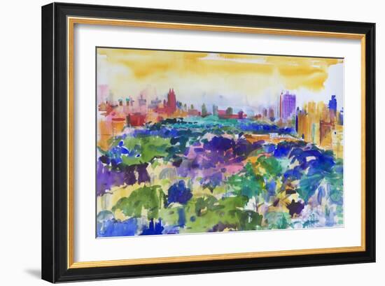 Central Park, New York, 2011-Peter Graham-Framed Giclee Print