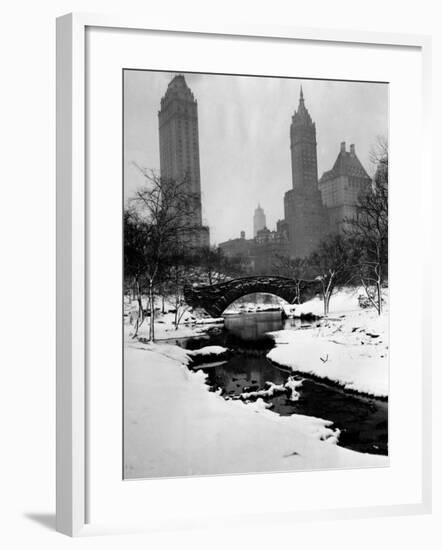 Central Park, New York City, 1945-null-Framed Photo