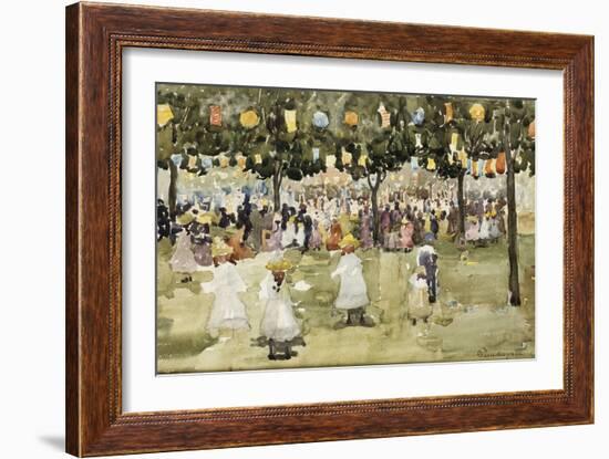 Central Park, New York City, July 4Th, C.1900-03-Maurice Brazil Prendergast-Framed Giclee Print