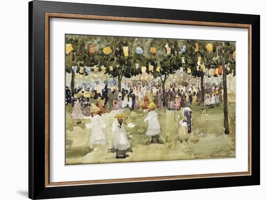 Central Park, New York City, July 4Th, C.1900-03-Maurice Brazil Prendergast-Framed Giclee Print