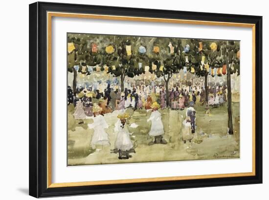 Central Park, New York City, July 4Th, C.1900-03-Maurice Brazil Prendergast-Framed Giclee Print