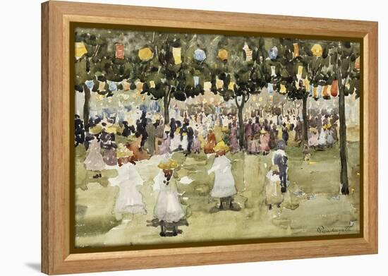 Central Park, New York City, July 4Th, C.1900-03-Maurice Brazil Prendergast-Framed Premier Image Canvas