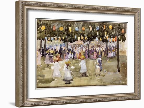 Central Park, New York City, July 4th-Maurice Brazil Prendergast-Framed Giclee Print