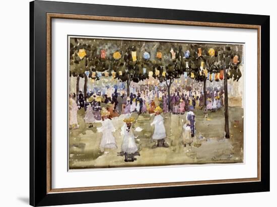 Central Park, New York City, July 4th-Maurice Brazil Prendergast-Framed Giclee Print