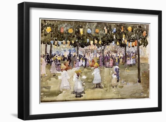 Central Park, New York City, July 4th-Maurice Brazil Prendergast-Framed Giclee Print