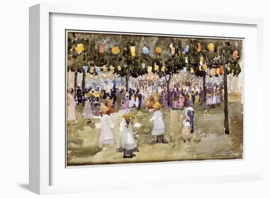 Central Park, New York City, July 4th-Maurice Brazil Prendergast-Framed Giclee Print