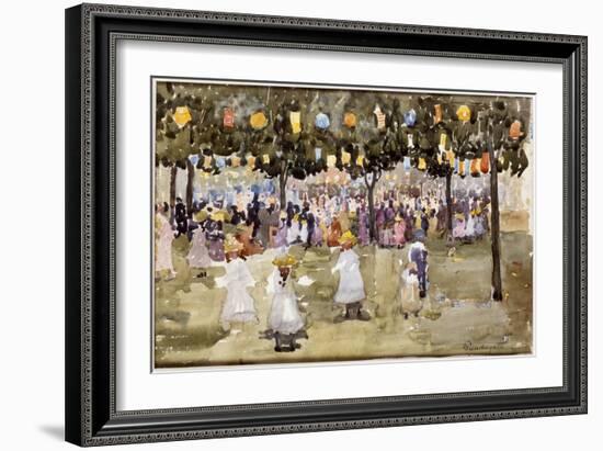 Central Park, New York City, July 4th-Maurice Brazil Prendergast-Framed Giclee Print