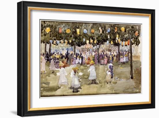 Central Park, New York City, July 4th-Maurice Brazil Prendergast-Framed Giclee Print