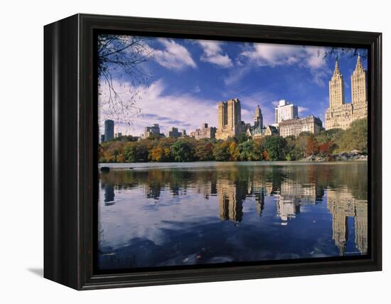 Central Park, New York City, Ny, USA-Walter Bibikow-Framed Premier Image Canvas