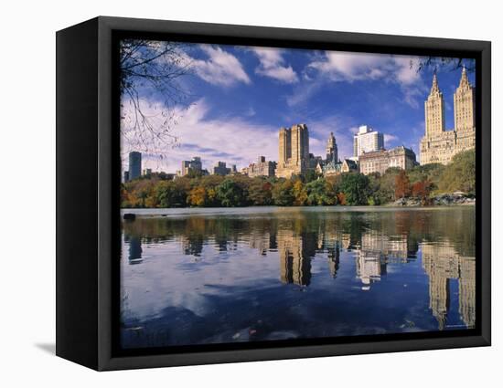 Central Park, New York City, Ny, USA-Walter Bibikow-Framed Premier Image Canvas