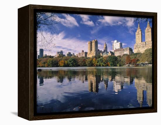 Central Park, New York City, Ny, USA-Walter Bibikow-Framed Premier Image Canvas