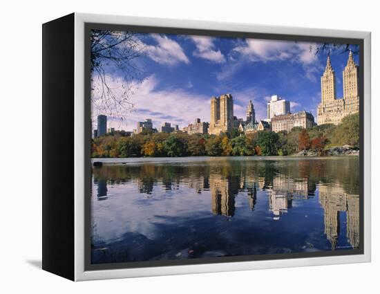 Central Park, New York City, Ny, USA-Walter Bibikow-Framed Premier Image Canvas