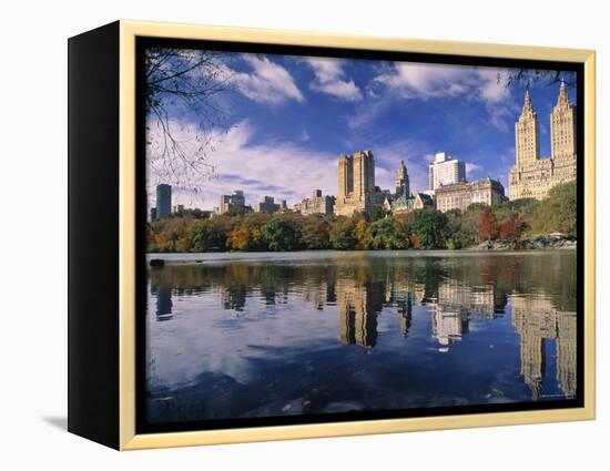 Central Park, New York City, Ny, USA-Walter Bibikow-Framed Premier Image Canvas