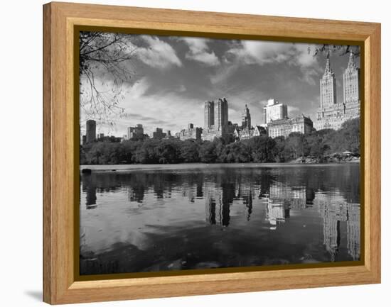 Central Park, New York City, Ny, USA-Walter Bibikow-Framed Premier Image Canvas