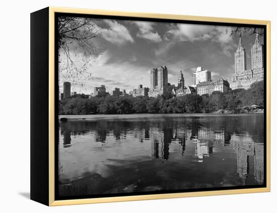 Central Park, New York City, Ny, USA-Walter Bibikow-Framed Premier Image Canvas