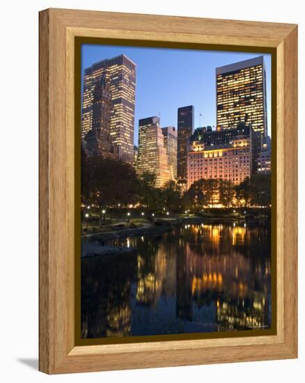 Central Park, New York City, USA-Demetrio Carrasco-Framed Premier Image Canvas