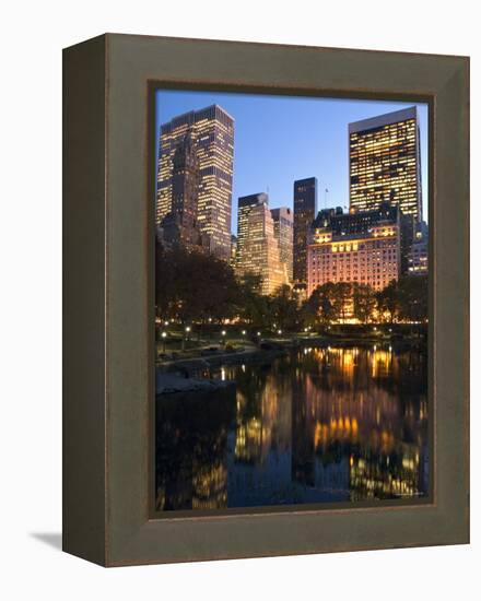 Central Park, New York City, USA-Demetrio Carrasco-Framed Premier Image Canvas