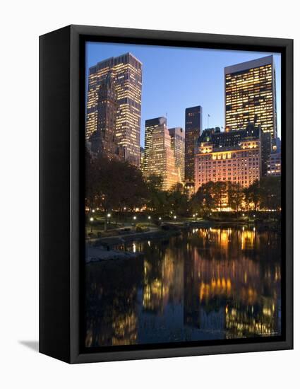 Central Park, New York City, USA-Demetrio Carrasco-Framed Premier Image Canvas