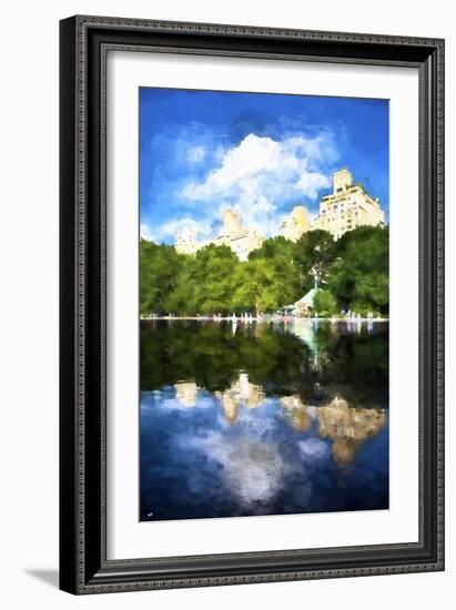 Central Park Reflection-Philippe Hugonnard-Framed Giclee Print