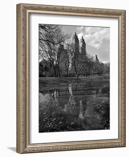 Central Park Reflections-Chris Bliss-Framed Photographic Print