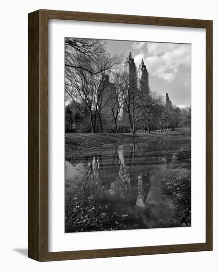 Central Park Reflections-Chris Bliss-Framed Photographic Print